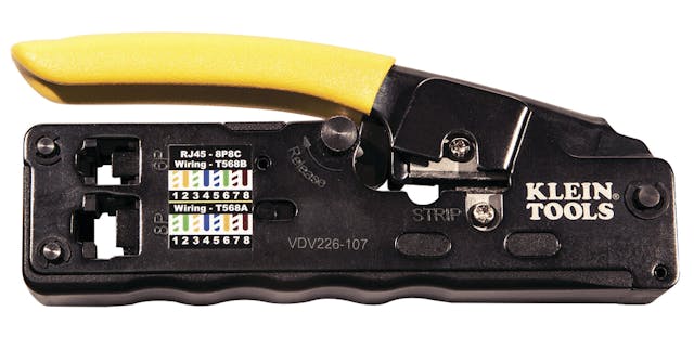 VDV Compact Ratcheting Modular Crimper, No. VDV226-107
