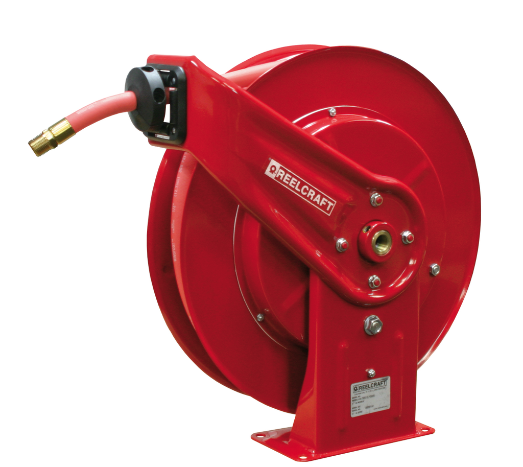Heavy duty service truck hose reel