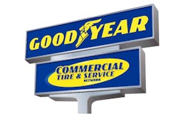 Goodyear Commercial Network Sign