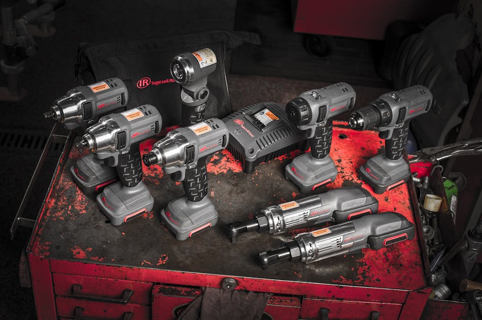 The new IQV12 Series cordless line from Ingersoll Rand will be on display at the 2013 SEMA Show in booth No. 10149. The IQV12 Series includes three Impactools&trade;, two ratchets, a drill/driver, a screwdriver and an LED task light.