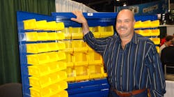 Monte Lewis thinks storage tools play a big role in shop efficiency.