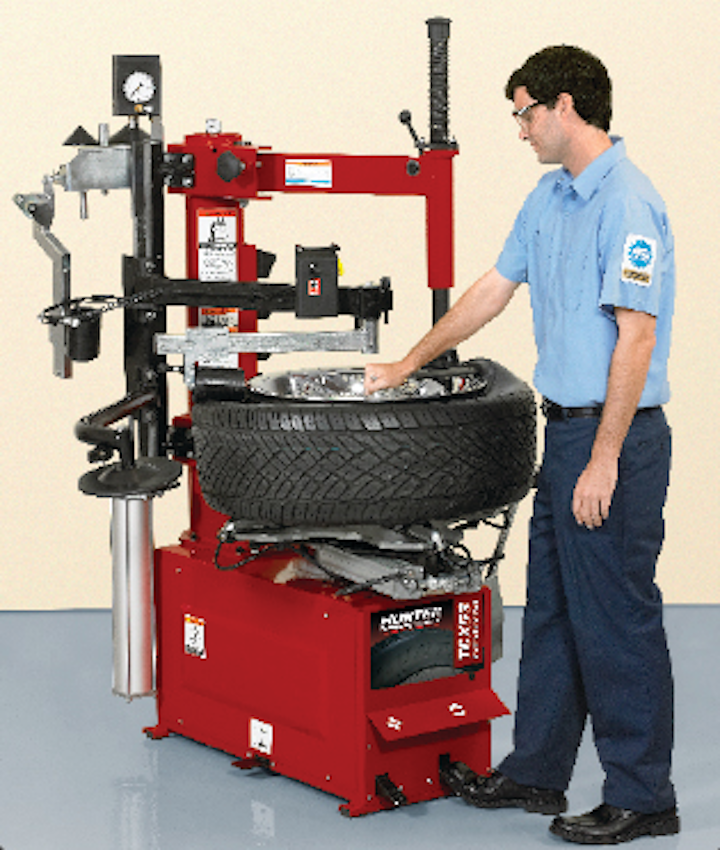 TCX Series of Tire Changers From Hunter Engineering Company Vehicle