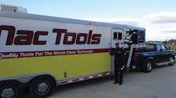The trailer has proven an efficient alternative to a traditional tool truck for Manning.