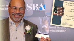 The National Small Business Administration nominates Steve Perlstein for Small Business Person of the Year.
