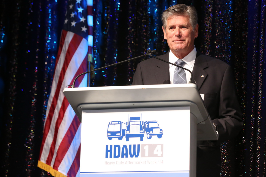 Bob Phillips, chairman and CEO of Phillips Industries, was this year's 2014 Heavy Duty Aftermarket Week (HDAW) Hall of Fame recipient.
