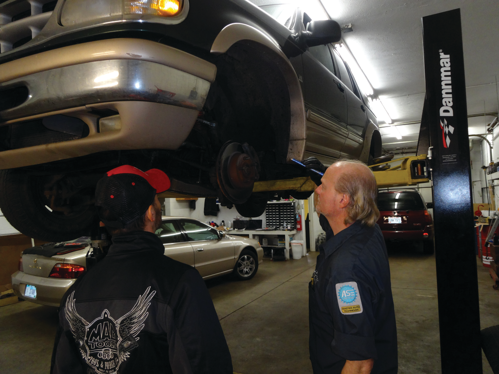 Jeff Walberg has been able to build a successful one-man repair shop in the last two years.