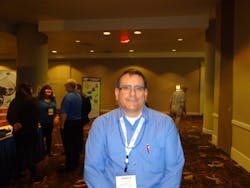 Donald Thibault of Uni-Select in Montreal, Canada found trade show and the seminars informative at the MACS event.