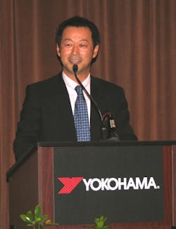 Takayuki Hamaya, chief operating officer for Yokohama Tire Corp.