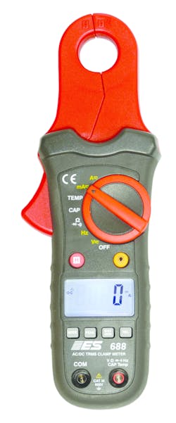 The ESI 688 True RMS Low Current Clamp Meter can perform all types of electrical troubleshooting, from voltage and resistance issues to problems in which amperage readings are key to the diagnosis.