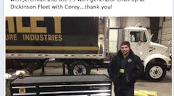 A distributor finds it helpful to spread the good news on Facebook when a customer buys a toolbox.