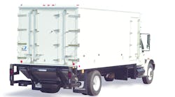 A Johnson Refrigerated Truck Bodies 19’ deep frozen low-temperature Blizzard XL truck body mounted on a Freightliner M2 truck chassis. A Johnson Refrigerated Truck Bodies 19’ deep frozen low-temperature Blizzard XL truck body mounted on a Freightliner M2 truck chassis.