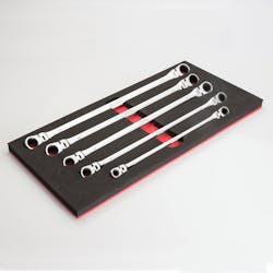 10) E-Z Red spline ratcheting wrench