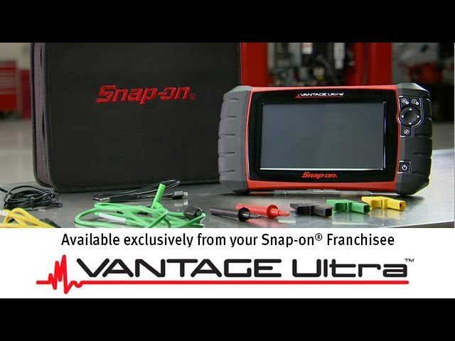 Snap-on Vantage Ultra component testing video | Vehicle Service Pros
