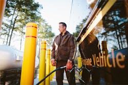 UPS is adding 1,000 propane package delivery trucks to replace gasoline- and diesel-fueled vehicles used largely in rural areas in Louisiana and Oklahoma.