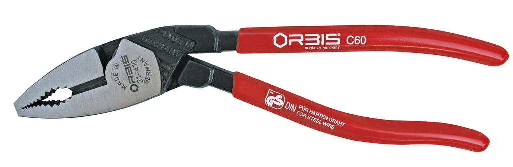 The Knipex Tools 7-1/2' combination pliers (No. 9O 21-410 SBA).