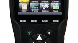 The ATEQ VT56 TPMS Tool features a soft, eight-button ergonomic keypad.