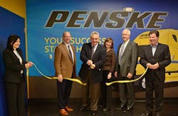 From left is UTI campus director of operations Rosangela Dempster and campus president Bob Kessler; Penske leaders Bill Jacobelli, senior vice president of maintenance; Jen Sockel, senior vice president of administration; Ken Hurley, senior vice president of human resources and Jack Gallagher, senior vice president of the Northeast region. From left is UTI campus director of operations Rosangela Dempster and campus president Bob Kessler; Penske leaders Bill Jacobelli, senior vice president of maintenance; Jen Sockel, senior vice president of administration; Ken Hurley, senior vice president of human resources and Jack Gallagher, senior vice president of the Northeast region.