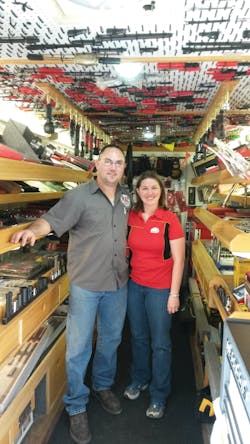 Josh and Katie Canal have formed a good working relationship and hope to build a multi-route operation.