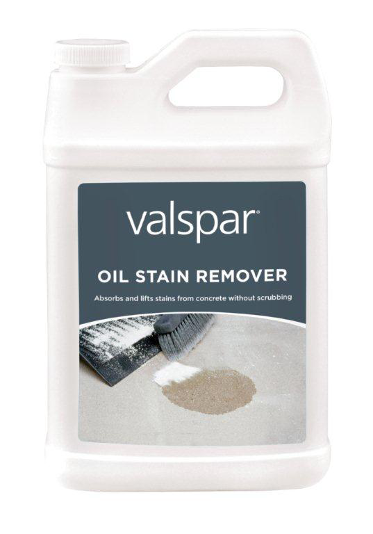 Valspar oil stain remover keeps floor clean Vehicle Service Pros
