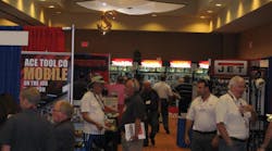 The Ace Tool Co. booth gave attendees a first-hand look at the company&apos;s new mobile website, www.acetoolco.com.