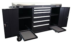 Homak 60' Stainless Steel Top Rolling Cabinet Homak 60' Stainless Steel Top Rolling Cabinet