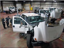 Odyne formed a partnership with local Allison Transmission Distributor Inland Power to provide subassembly, installation and testing of Odyne systems at Inland’s facility in Butler, Wis. Odyne formed a partnership with local Allison Transmission Distributor Inland Power to provide subassembly, installation and testing of Odyne systems at Inland’s facility in Butler, Wis.