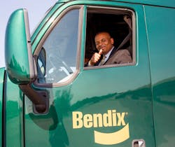 U.S. Secretary of Transportation Anthony Foxx drives a demo truck outfitted with Bendix ADB22X air disc brakes during the Bendix advanced safety technologies demonstration held May 7-8, in Washington, D.C. U.S. Secretary of Transportation Anthony Foxx drives a demo truck outfitted with Bendix ADB22X air disc brakes during the Bendix advanced safety technologies demonstration held May 7-8, in Washington, D.C.