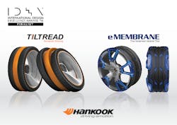 Hankook Tires Award Winning Concept Tires Tiltread And E Membrane