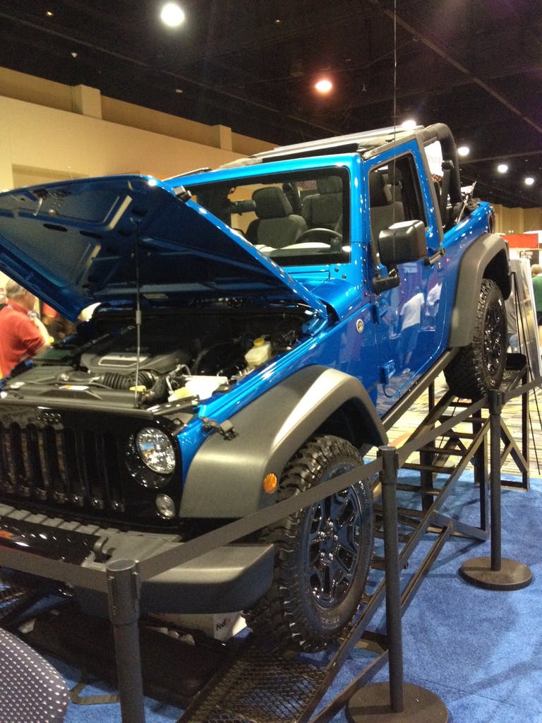 ISN Tool Dealer Expo 2014 had many prizes on hand for attendees to win, including this 2014 Jeep Wrangler.