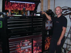 The Jesse James graphics were a limited-edition add-on item. There were only about 2,000 produced, according to Olsen. The Jesse James graphics were a limited-edition add-on item. There were only about 2,000 produced, according to Olsen.