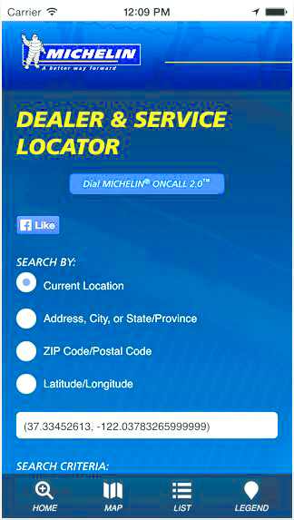 Michelin Americas Truck Tires dealer locator app 54a32cd9ef622