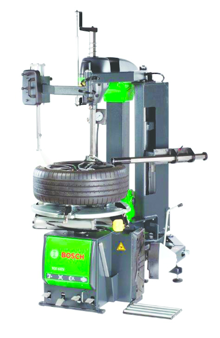 TCE4475 Traditional Tilting Back Tire Changer From Bosch Diagnostics Vehicle Service Pros
