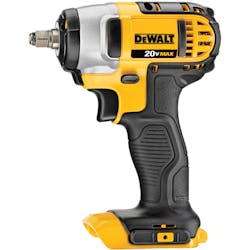 Only 3.4 lbs, the DeWalt 20V MAX Lithium Ion 3/8&apos; Impact Wrench features three LED lights with a 20-second delay after trigger release.