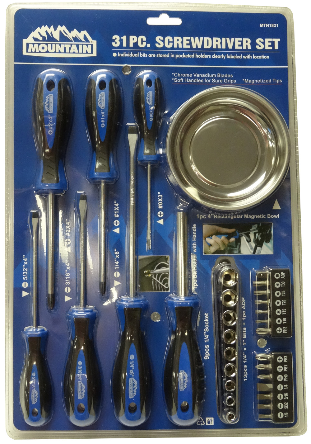 Mountain Mtn1831 31pc Screwdriver Set 1 9 15 54b9204e9bf93