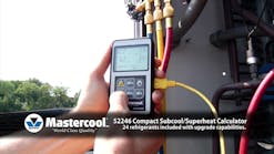 Mastercool 52246 Compact SubCool SuperHeat Calculator Video