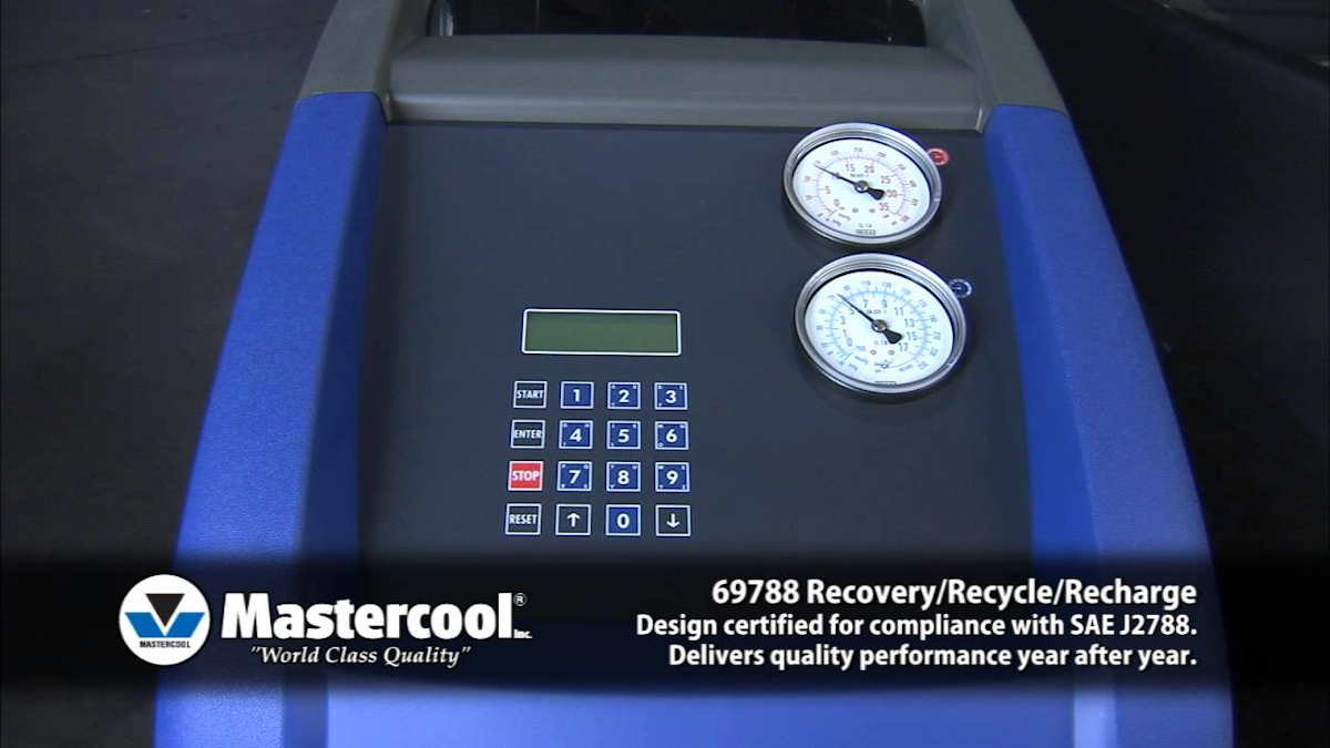 Mastercool 69788 Recovery Recycle Recharge Video Vehicle Service Pros