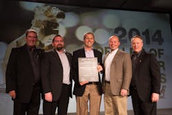 Vanguard Truck Center of Phoenix was awarded the Mack Trucks 2014 North American Dealer of the Year.