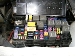 With the A/C issue on this Dodge Caravan, there was a code U0141 for a loss of communication with the TIPM (Totally Integrated Power Module). With the A/C issue on this Dodge Caravan, there was a code U0141 for a loss of communication with the TIPM (Totally Integrated Power Module).