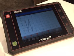 The Matco MaxMe diagnostic scan tool The Matco MaxMe diagnostic scan tool