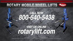 Rotary Mobile Mobile Wheel Lift Video
