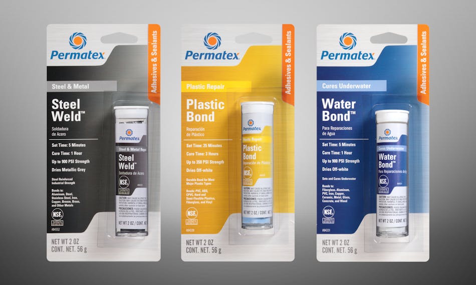 Permatex Steel Plastic Water Epoxy Sticks 552fc0796c538