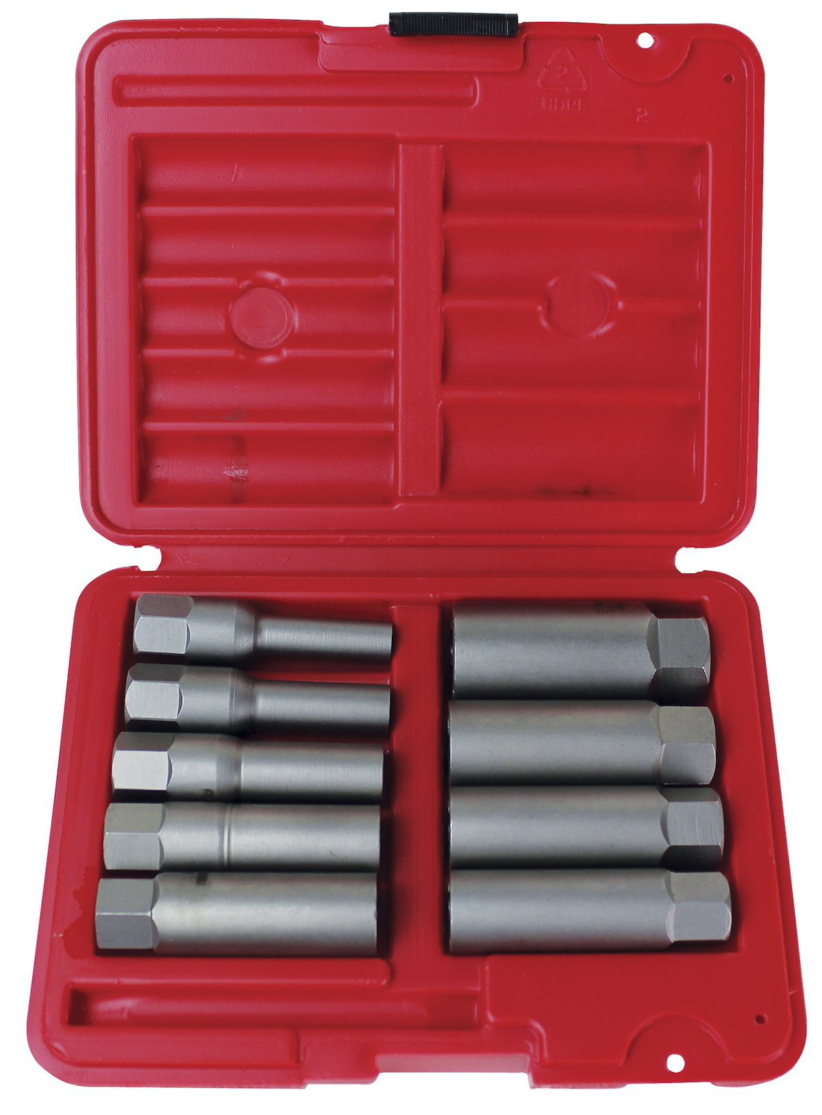 9 Piece Deep Well Bolt Extractor Set, No. VG3099001 From Cornwell