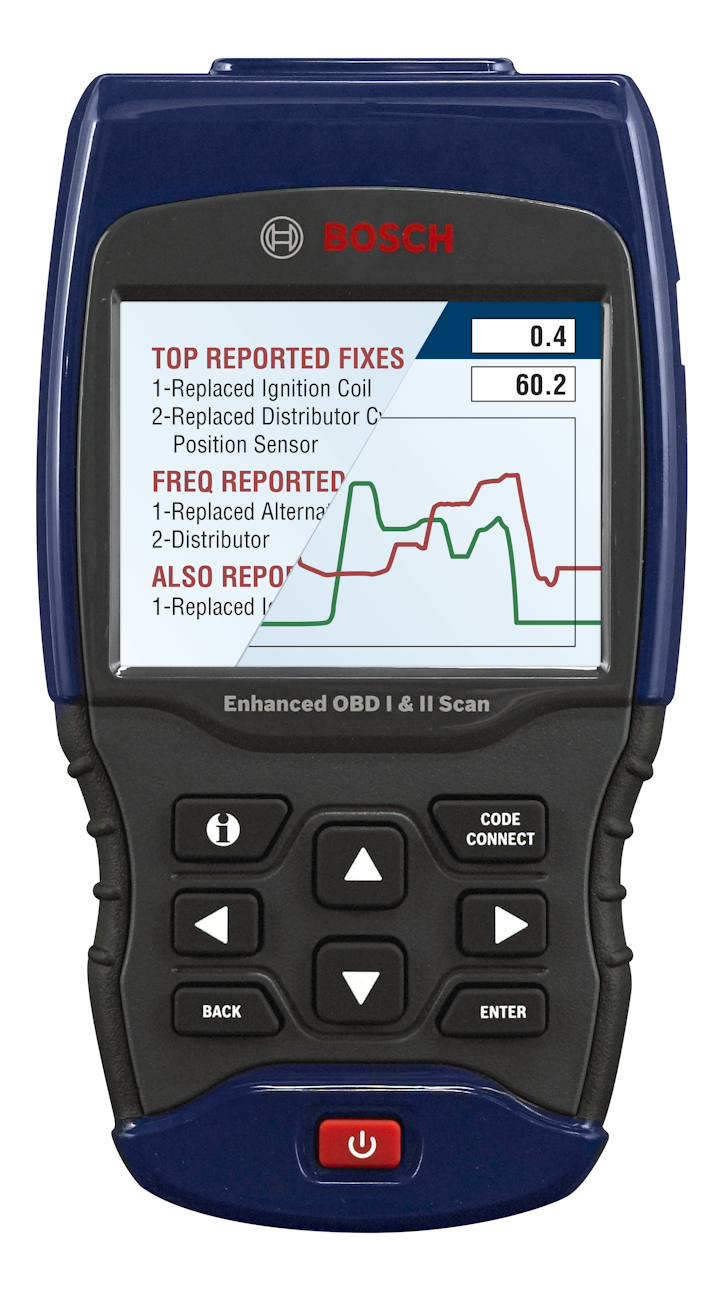 OBD 1300 scan tool From Bosch Diagnostics Vehicle Service Pros