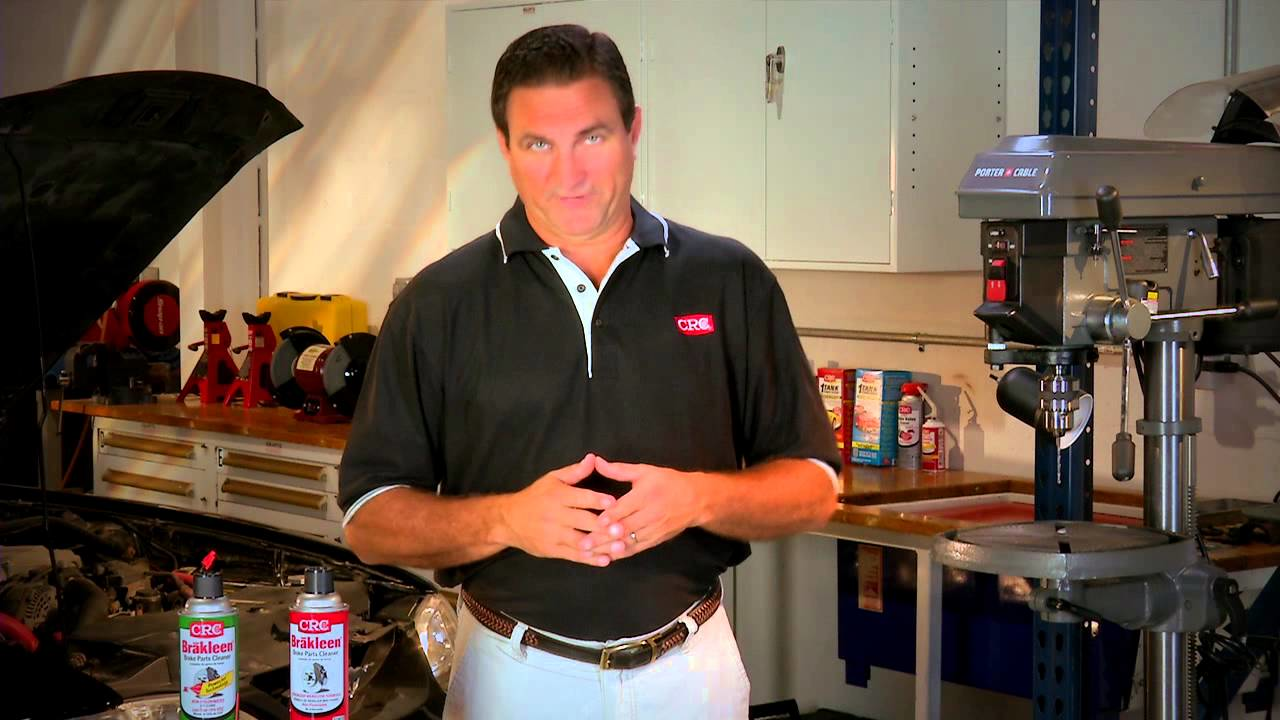 CRC Brakleen Brake Parts Cleaner Video