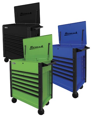 Homak 7 drawer sales tool cart