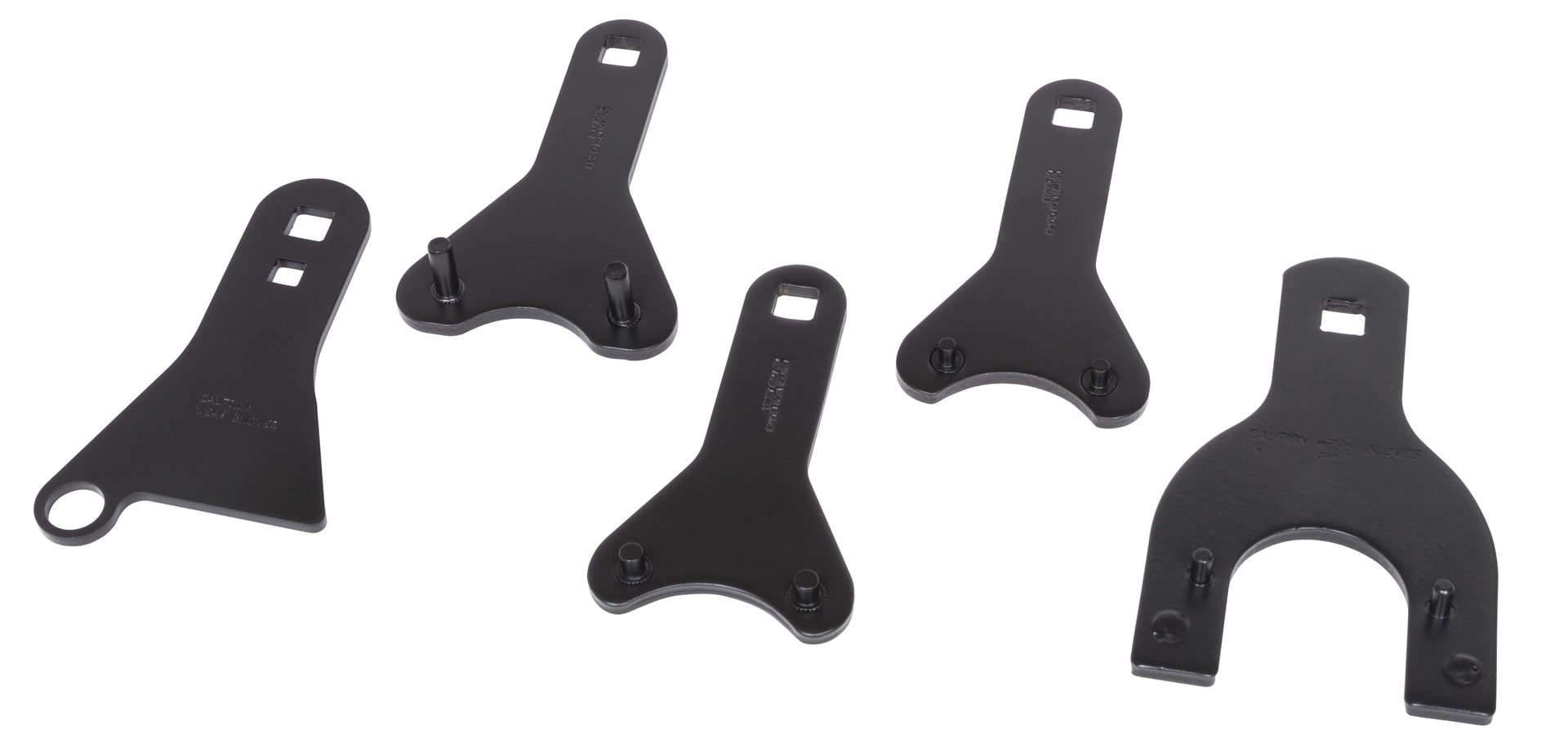 5pc Fan Clutch Pulley Holding Wrench Set, No. 43850 Vehicle Service Pros