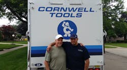 From left to right, Dave Manders and his son, Kris.