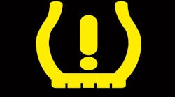 When a vehicle has an issue with the tire pressure monitoring system, the TPMS light will illuminate on the dashboard.
