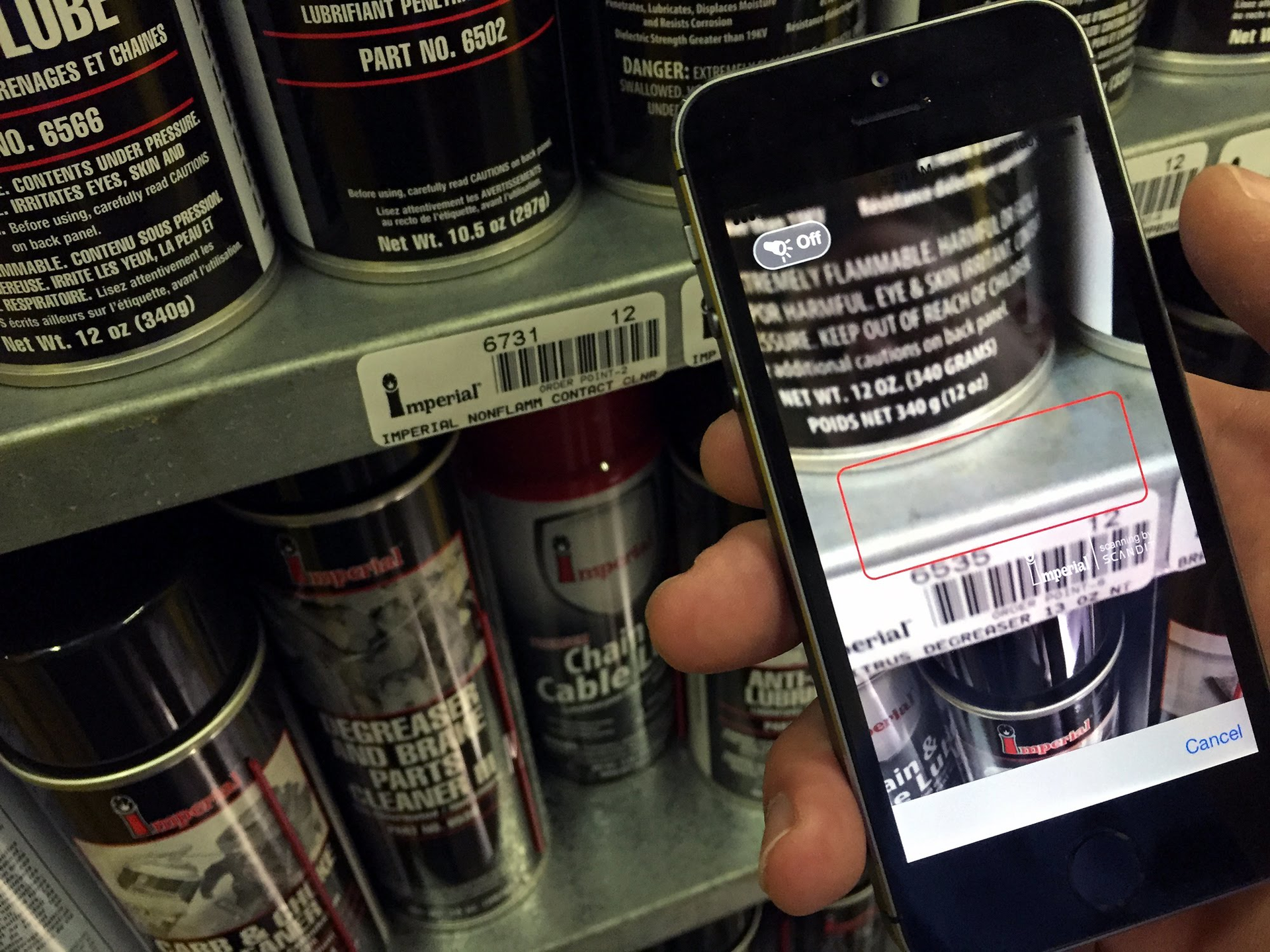 Barcode Scanner in the Imperial Mobile App Video