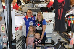 Matco Tools distributor Justin Griswold and his family.